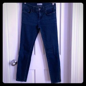 Madewell skinny side zip jeans size 27